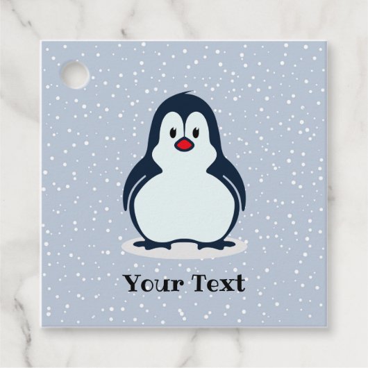 Little Pinguin Design Gevor Tag Geschenkanhänger (Vorderseite)