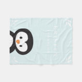 Little Pinguin Fleece Blanket (Vorderseite (Horizontal))