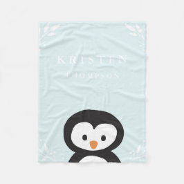 Little Pinguin Fleece Blanket
