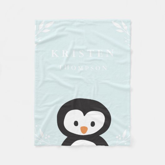 Little Pinguin Fleece Blanket (Vorderseite)