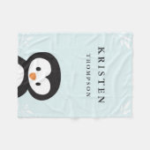 Little Pinguin Fleece Blanket (Vorderseite (Horizontal))