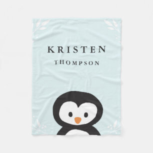 Little Pinguin Fleece Blanket
