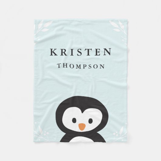 Little Pinguin Fleece Blanket (Vorderseite)