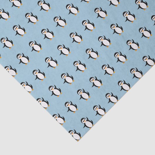 "Little Pinguin" - Gewebepapier Seidenpapier (Ausschnitt)