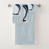 Little Pinguin Snowy Design Badetuch Set (Insitu)