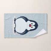 Little Pinguin Snowy Design Badetuch Set (Handtuch)