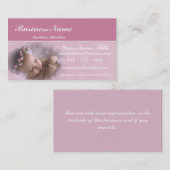 Little Pink Baby Girl Business Cards Visitenkarte (Vorne/Hinten)