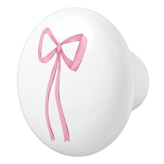 Little Pink Bow Darling Keramikknauf (Rechts)