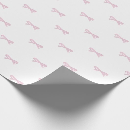 Little Pink Bow Geschenkpapier (Ecke)