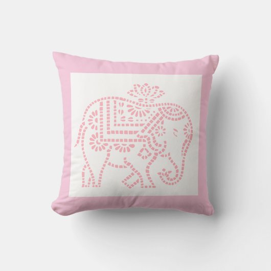 Little Pink Elephant Kissen (Vorderseite)