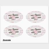 Little Pink Piglet Stickers (Blatt)