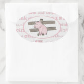 Little Pink Piglet Stickers (Tasche)