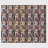 Little Pink Santa Gala 30" x 6' Geschenkpapier (Flach)