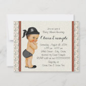 Little Pirate Baby Dusche Einladung (Rückseite)