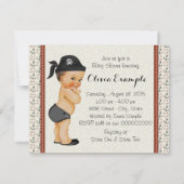Little Pirate Boys Nautical Baby Shower Einladung (Rückseite)