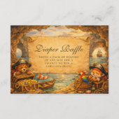 Little Pirates Treasure Voyage Diapper Raffle Begleitkarte (Vorderseite)