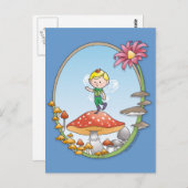 Little pixie postkarte (Vorne/Hinten)