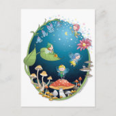 Little pixie postkarte (Vorderseite)