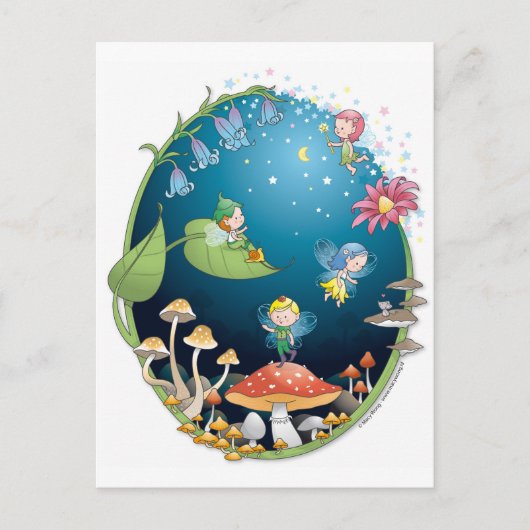 Little pixie postkarte (Vorderseite)