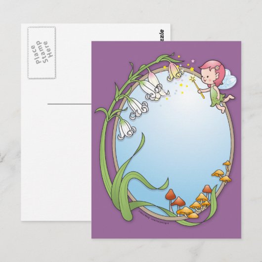 Little pixie postkarte (Vorne/Hinten)