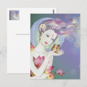 Little Pixy Boots - Stargazing Postkarte (Vorne/Hinten)