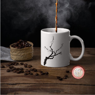 Little Plum Blossom Twig Coffee Mug Verwandlungstasse