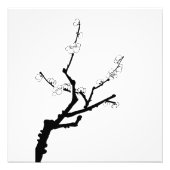 Little Plum Blossom Twig Fotodruck (Vorne)