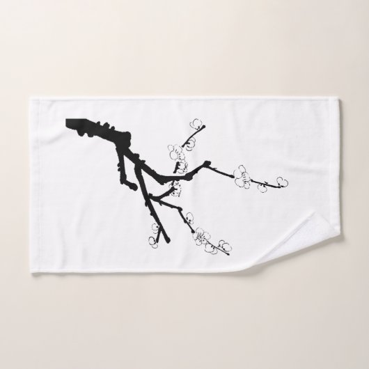 Little Plum Blossom Twig Handtuch (Handtuch)