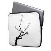 Little Plum Blossom Twig Laptopschutzhülle (Vorderseite Links)