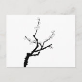 Little Plum Blossom Twig Postkarte (Vorderseite)
