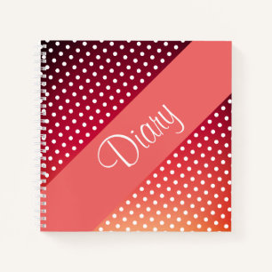 Little Polka-Dot-Diary-Notebook Notizblock