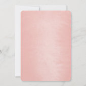 Little Pony Birthday Niedlich White Horse Pink Einladung (Rückseite)