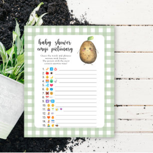 Little Potato - Baby Dusche Emoji Picktionary