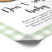 Little Potato Sag kein Baby Poster (Ecke)