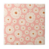 Little Powder Pink Blume Fliese (Vorderseite)