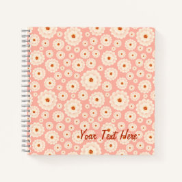 Little Powder Pink Blume Notizblock