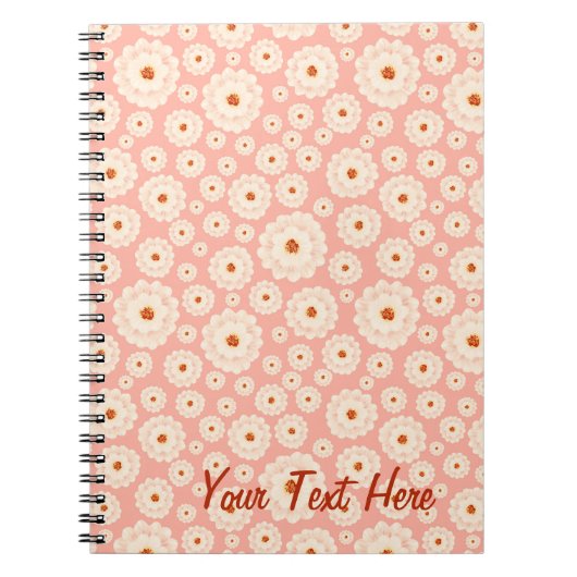 Little Powder Pink Blume Notizblock (Vorderseite)