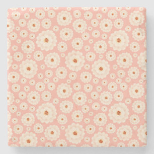 Little Powder Pink Blume Steinuntersetzer