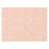 Little Powder Pink Blume Tischdecke (Vorderseite (Horizontal))
