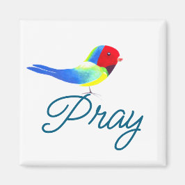 Little Prayer Bird Magnet