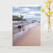 Little Presque Isle Karte (Gelbe Blume)