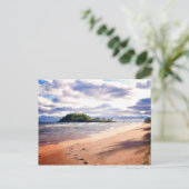 Little Presque Isle Postkarte (Stehend Vorderseite)