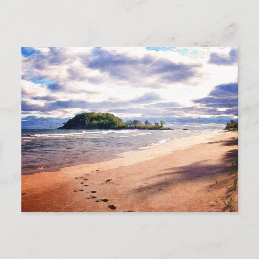 Little Presque Isle Postkarte (Vorderseite)