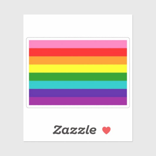 Little Pride Flag Sticker (Blatt)