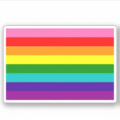 Little Pride Flag Sticker (Vorderseite)