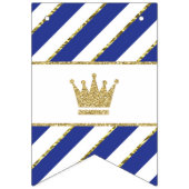 Little Prince Baby Duschbanner, Royal Blue Wimpelkette (Zweite Fahne)