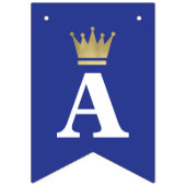 Little Prince Baby Duschbanner, Royal Blue Wimpelkette (Erste Fahne)