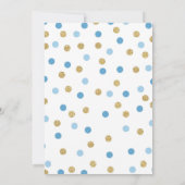 Little Prince Baby Dusche Einladung Royal Dusche (Rückseite)