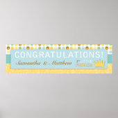 Little Prince Baby Shower Banner Poster (Vorne)