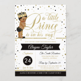 Little Prince Baby Shower Einladung, Imitate Glitz Einladung